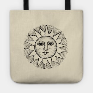 Vintage Celestial Sun Tote