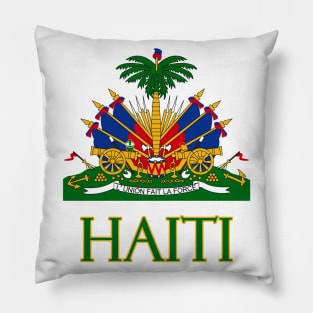 Haiti - Coat of Arms Design Pillow