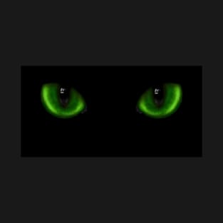 Two green cat eyes T-Shirt