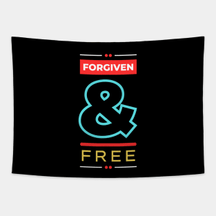 Forgiven And Free | Christian Tapestry