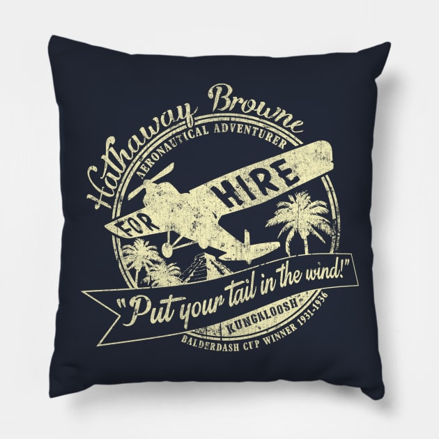 Hathaway for HIre Pillow by RangerRob