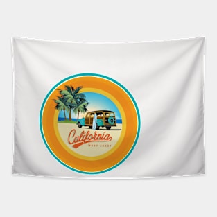 California Woody Woodie Tapestry