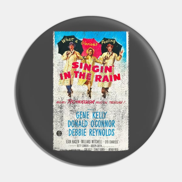 Singin' in the Rain Pin by OffBookDesigns