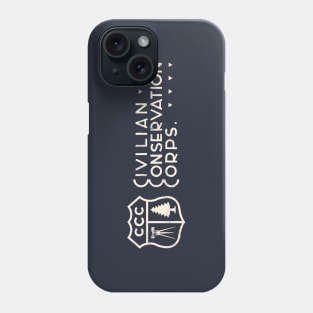 Civilian Conservation Corps - Shield Wordmark Phone Case