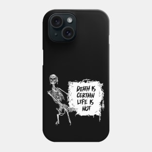 Death and Life-Pirate-Skull-Skeleton-Sarcastic Phone Case