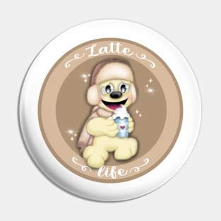 Latte life Pin