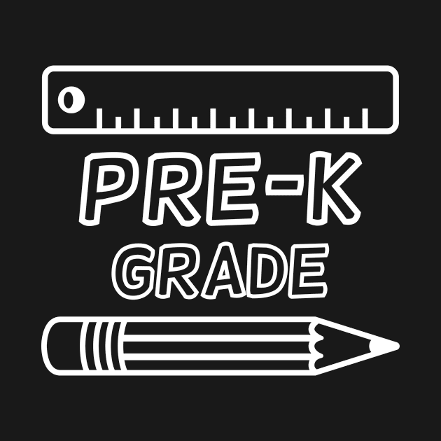 Back to School Pre-k Grade Pen and Ruler by mo designs 95