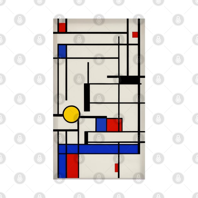 Mondrian style art design by City HiStories