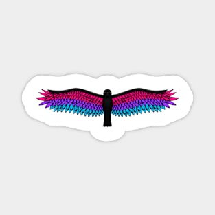 Fly With Pride, Raven Series - Androgyne Magnet