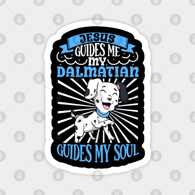 Jesus and my Dalmatian Magnet by Modern Medieval Design