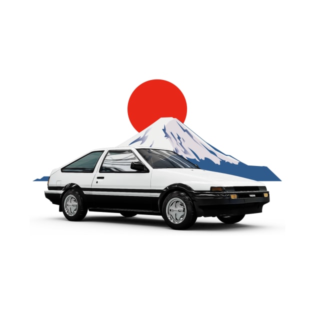 Sprinter Fuji JDM Japan Print by Auto-Prints