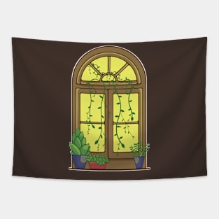 Cottage Window Tapestry