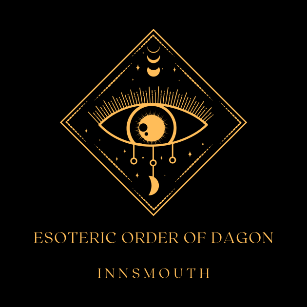 H P Lovecraft, Esoteric Order of Dagon, Innsmouth by TheGiftMonsterStudio