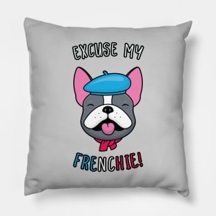 Excuse My Frenchie Pillow