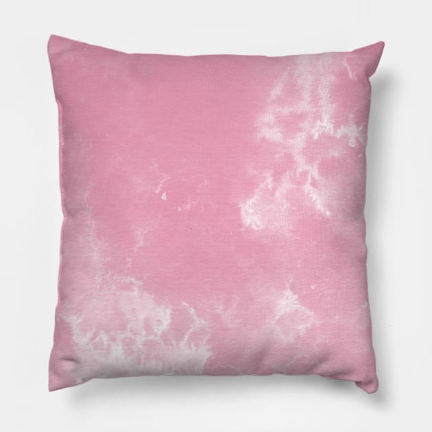 Watercolor wash - pink Pillow by wackapacka