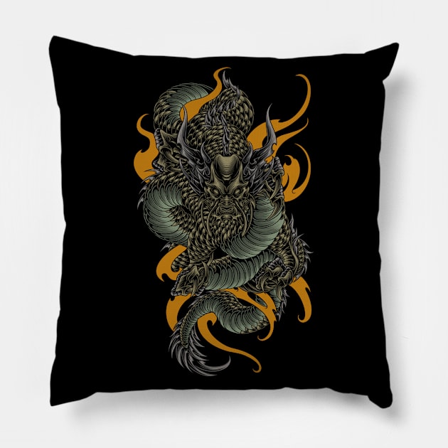 dragon Pillow by terror machine std
