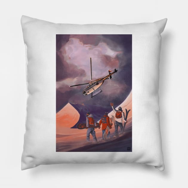 Heliski Pillow by SFDesignstudio