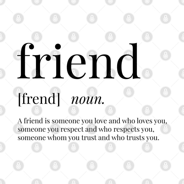 Friend Definition by definingprints