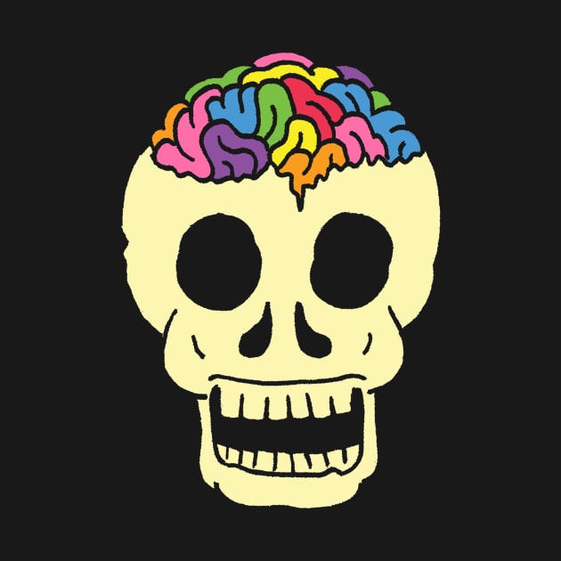 Rainbow Brainskull by RaminNazer