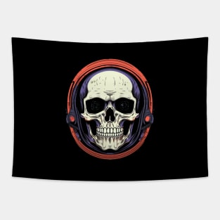 Skull with helmet Tapestry