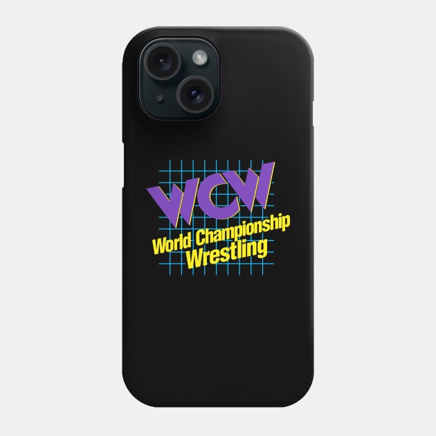 WCW World Championship Wrestling Phone Case by Authentic Vintage Designs