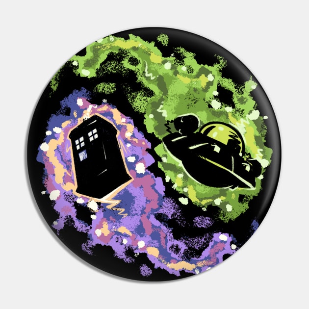 Time and Reality Pin by Millageart