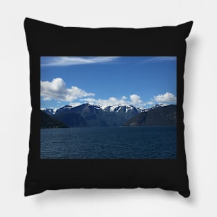 Beautiful Fjords in Norway Pillow