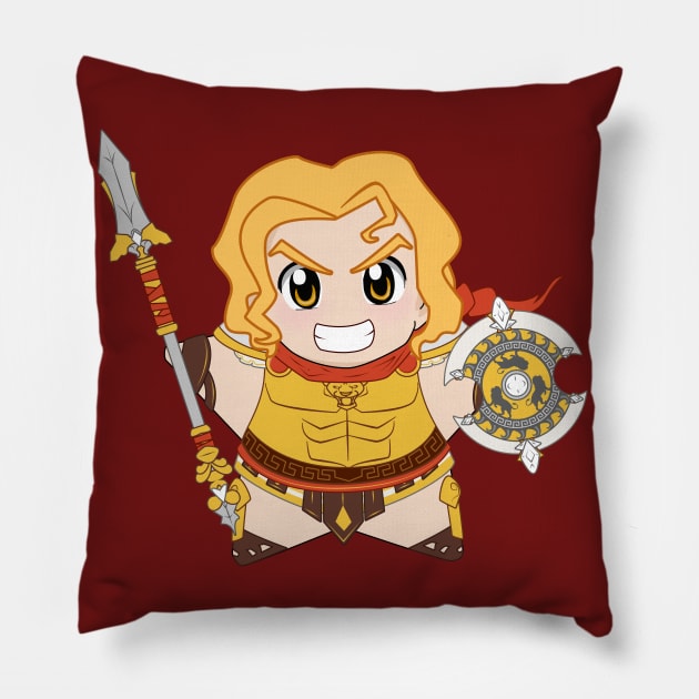 Achilles Pillow by potatonomad