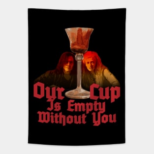 Only Lovers Left Cup Tribute Tapestry