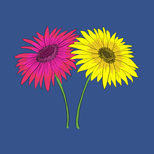 Gerbera Daisies by Corey Has Issues