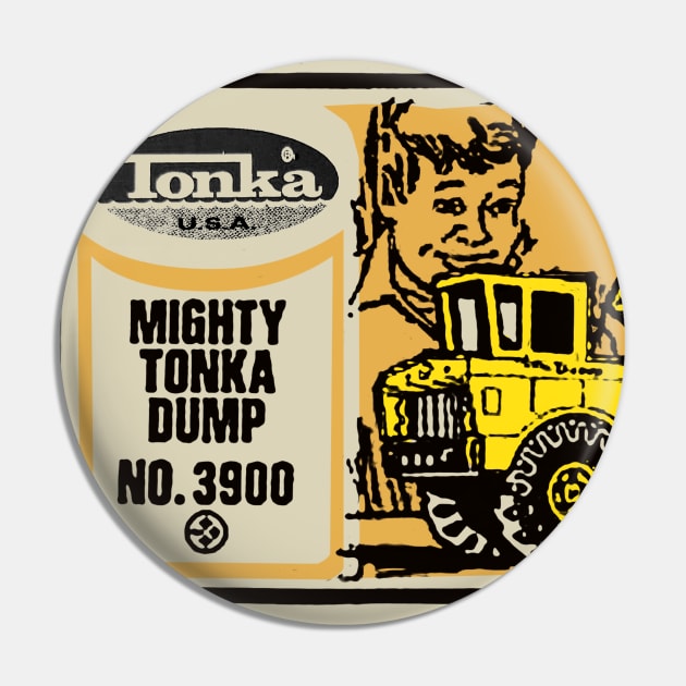 TONKA - Mighty Tonka Dump - Authentic, Distressed Pin by offsetvinylfilm