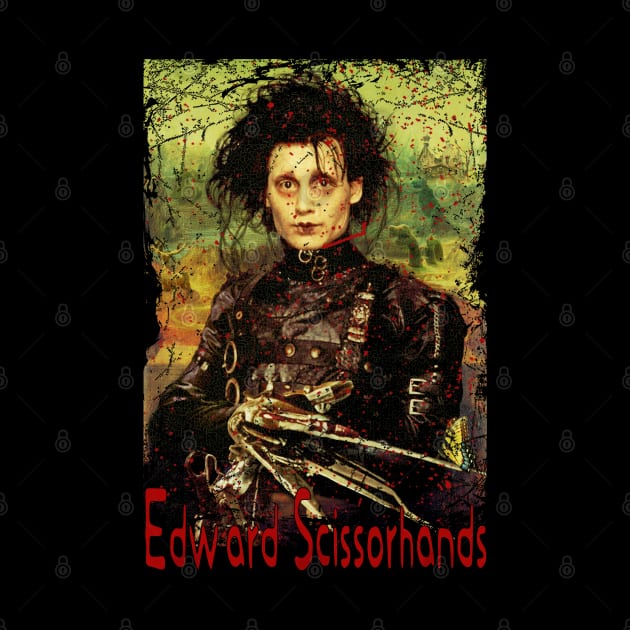 Edward Scissorhands Cutting Threads Of Compassion by Super Face