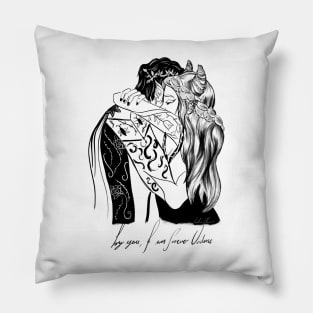 Cardan and Jude - By You, I Am Forever Undone Pillow