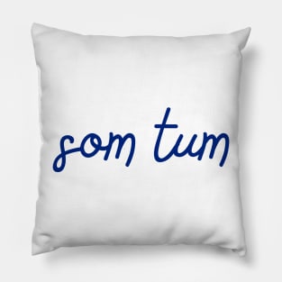 som tum - Thai blue - Flag color Pillow