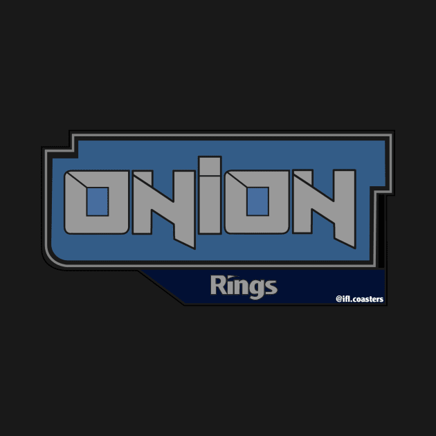 Onion Rings Clean Logo Kings Island by iflcoasters