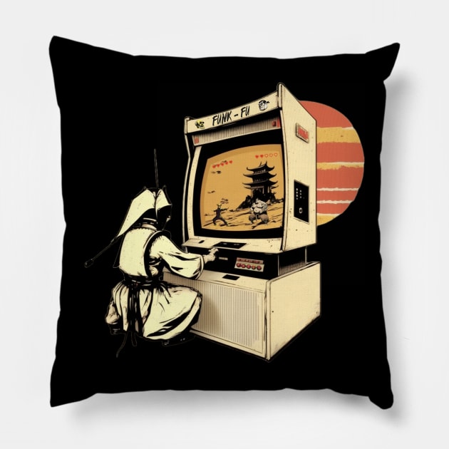 Funk Fu 2.0 Pillow by apsi