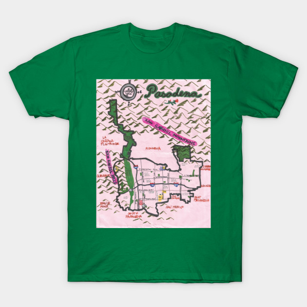 Pasadena Los Angeles T Shirt Teepublic