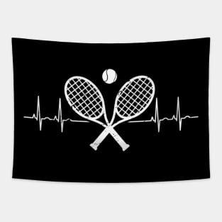 Tennis Racket Hebeat Love Tennis Tapestry