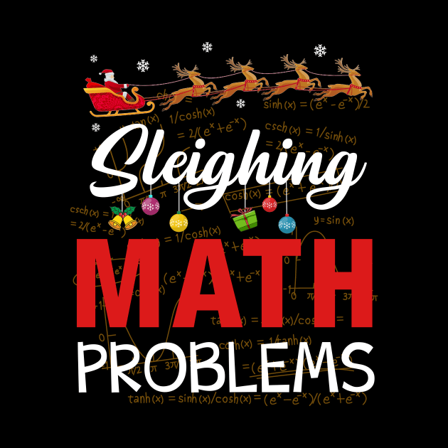 Sleighing Math Problems Teacher Santa Reindeer by Dunnhlpp