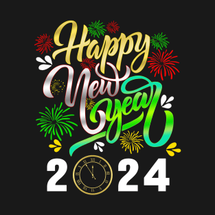 New Year Eve 2024 Merry Xmas Christmas Family Matching T-Shirt