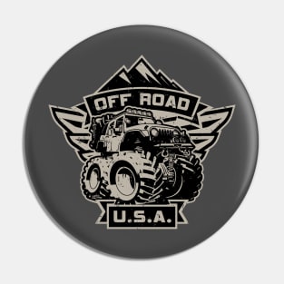 Off Road USA Pin