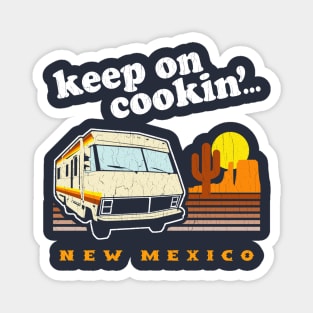 Funny - Keep On Cookin' (vintage distressed look) Magnet