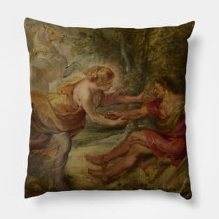 Aurora Abducting Cephalus by Peter Paul Rubens Pillow