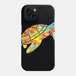 Cool turtle sea mandala t-shirt Phone Case