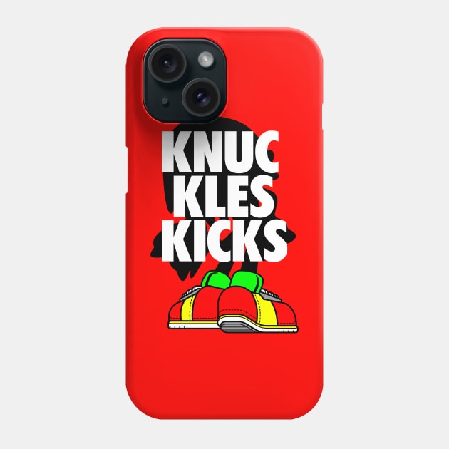 Knuckles Kicks Phone Case by ricechuchu