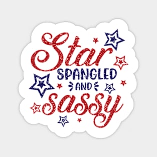 Star Spangled and Sassy Magnet