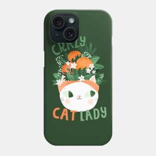 Crazy cat lady Phone Case