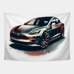 Tesla Model S Tapestry