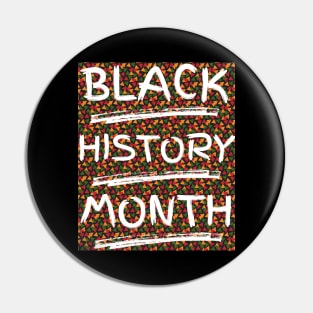 Black History Month Painted Letters. Pin