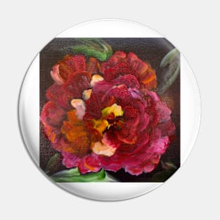 Peony Red Pin